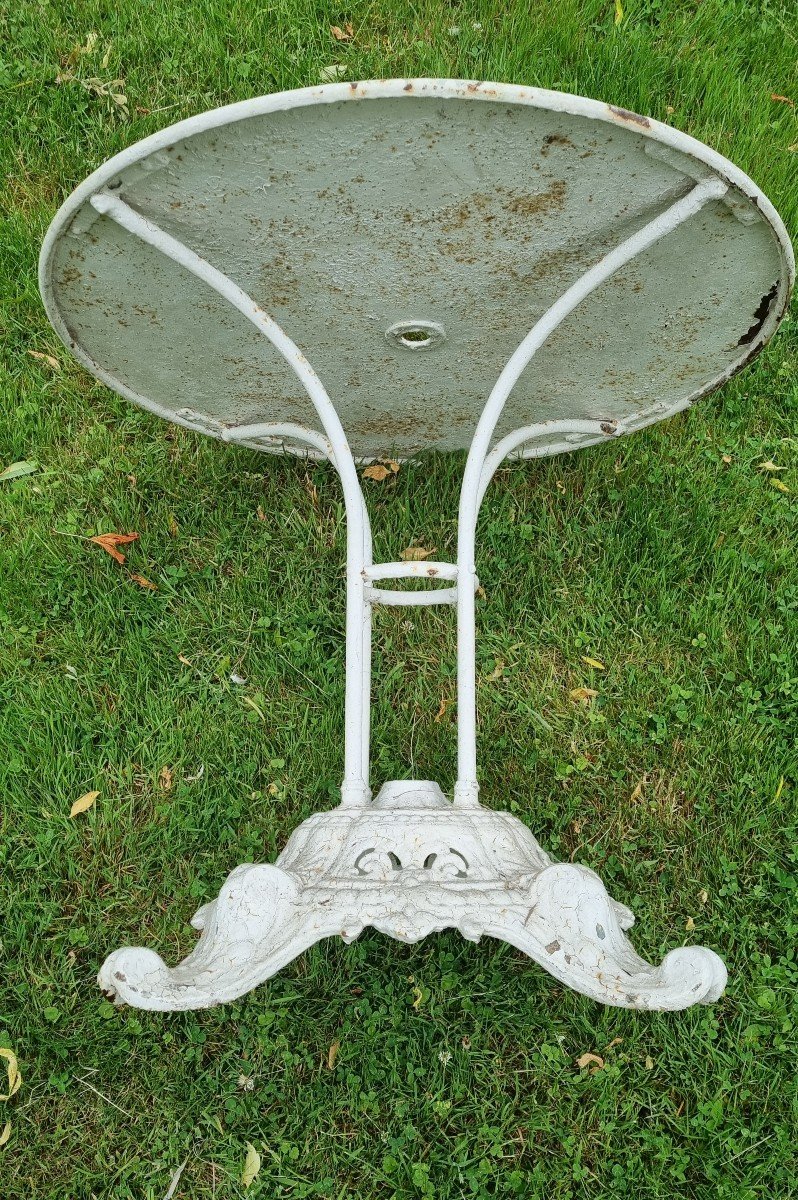 Table De Jardin d'époque Nap. III-photo-2