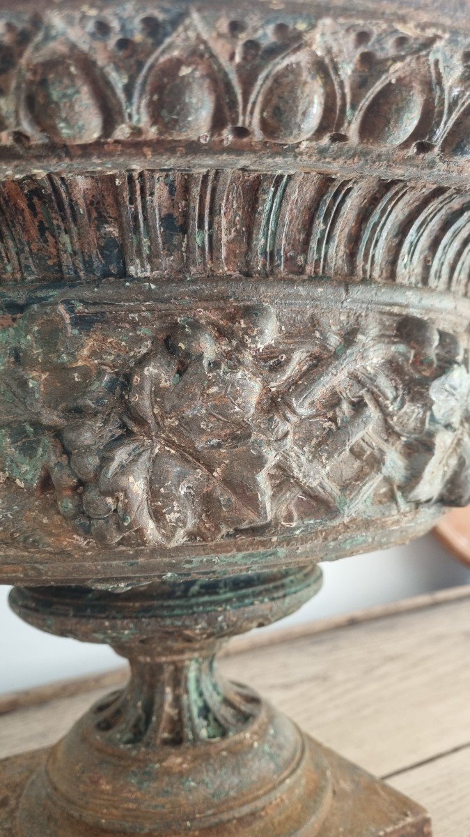 Rare Cast Iron Basin...-photo-4