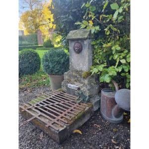 Garden Fountain With Basin