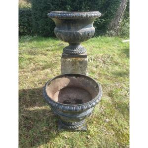 Vasques en Fonte estampillées" DUCEL Paris"