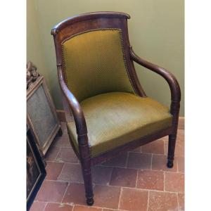 Office Chair Stamped "quenne Et Fils"