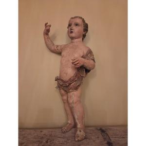 Statue en bois de l'Enfant Jésus.... fin du XVII ièm siécle