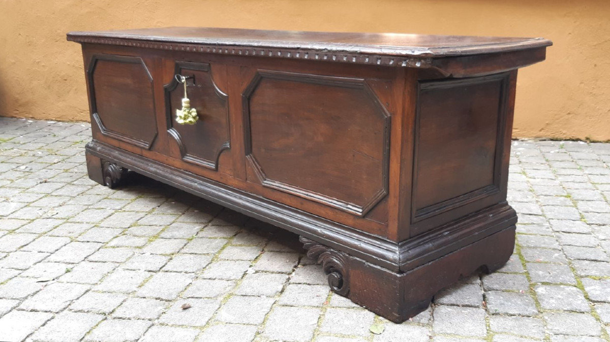 Antique 17th Century Emilian Walnut Chest