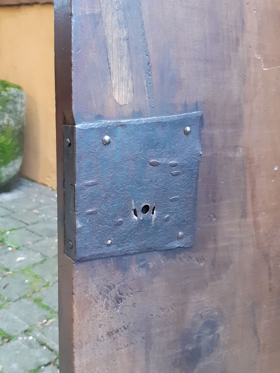 Paire de tables de chevet capucines anciennes émiliennes Louis Philippe-photo-6