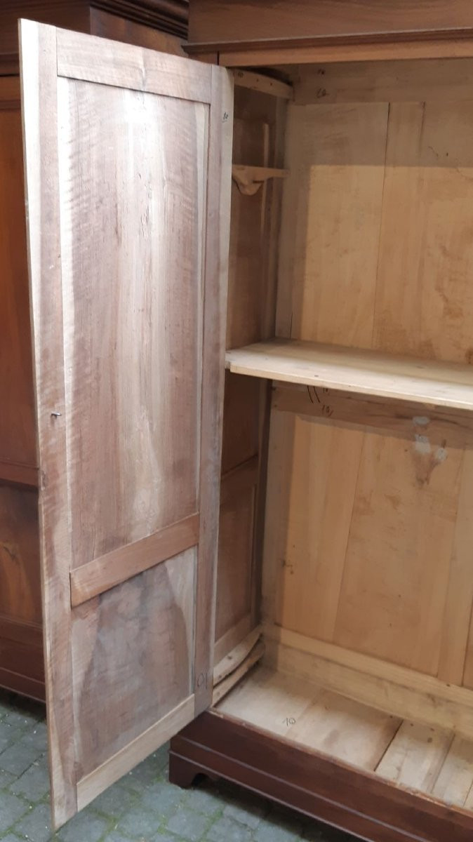 Pair Of Antique Venetian Walnut Sideboards-photo-4