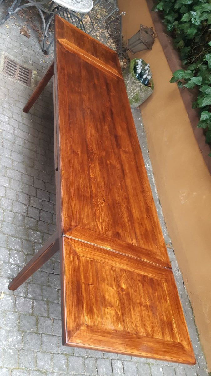 Table rectangulaire extensible, 3,30 m-photo-1