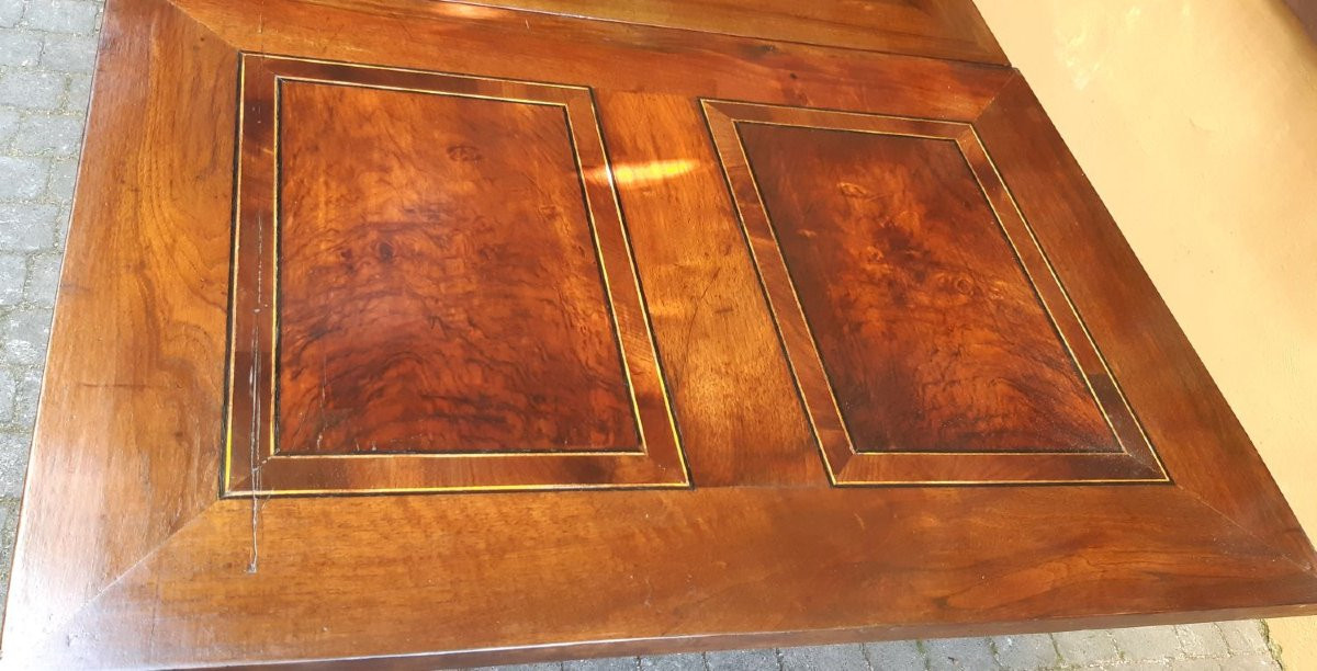 Table extensible antique de 3 m avec tige filetée-photo-4