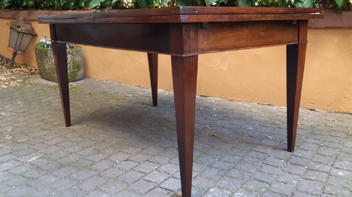 Table extensible antique de 3 m avec tige filetée-photo-5