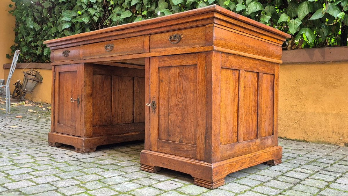 Centre de table antique Srivania avec « gorge » et dessus fileté-photo-6