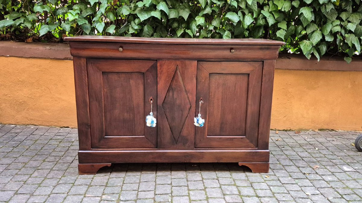 Buffet ancien Louis-Philippe Capucin en noyer-photo-1