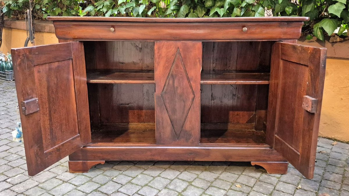 Buffet ancien Louis-Philippe Capucin en noyer-photo-3