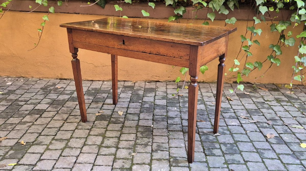 Antique Emilian Louis XVI Writing Table From The 18th Century-photo-4