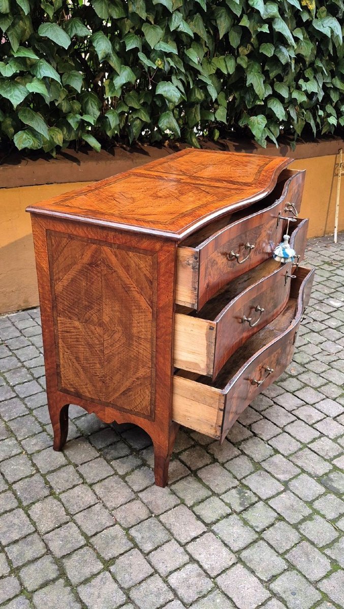 Antique Louis XV Emilian Chest Of Drawers From The 18th Century-photo-2