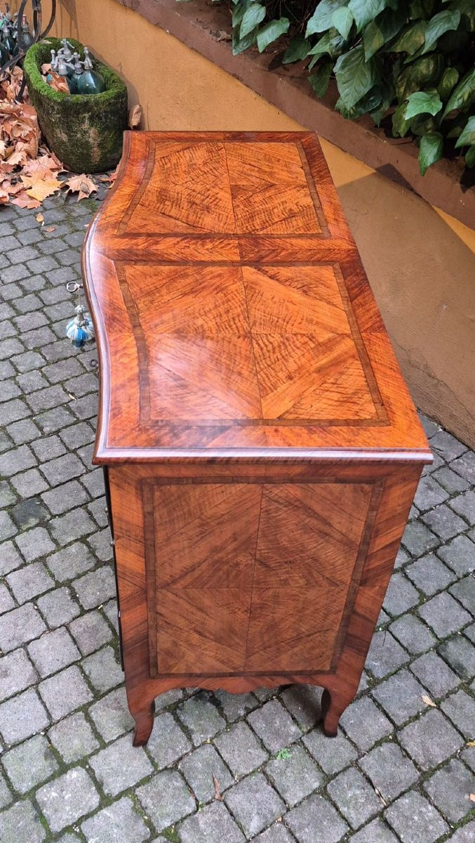 Antique Louis XV Emilian Chest Of Drawers From The 18th Century-photo-6