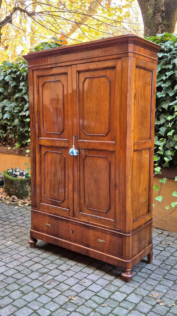 Petit buffet ancien en placage de noyer d'Émilie-photo-2