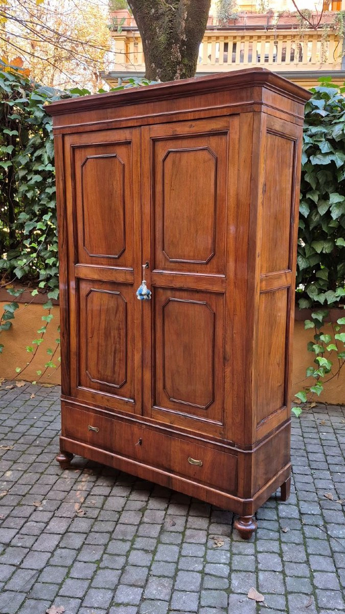 Petit buffet ancien en placage de noyer d'Émilie-photo-3