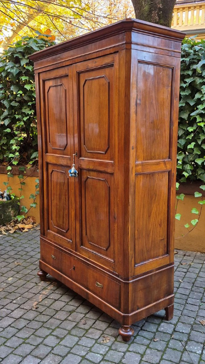 Petit buffet ancien en placage de noyer d'Émilie-photo-4