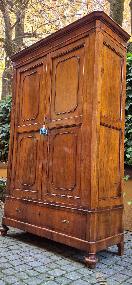 Petit buffet ancien en placage de noyer d'Émilie-photo-6