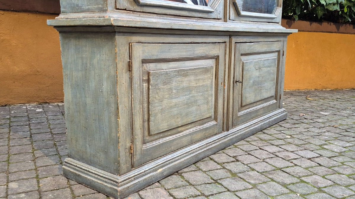 Bibliothèque vénitienne laquée ancienne du XIXe siècle-photo-5