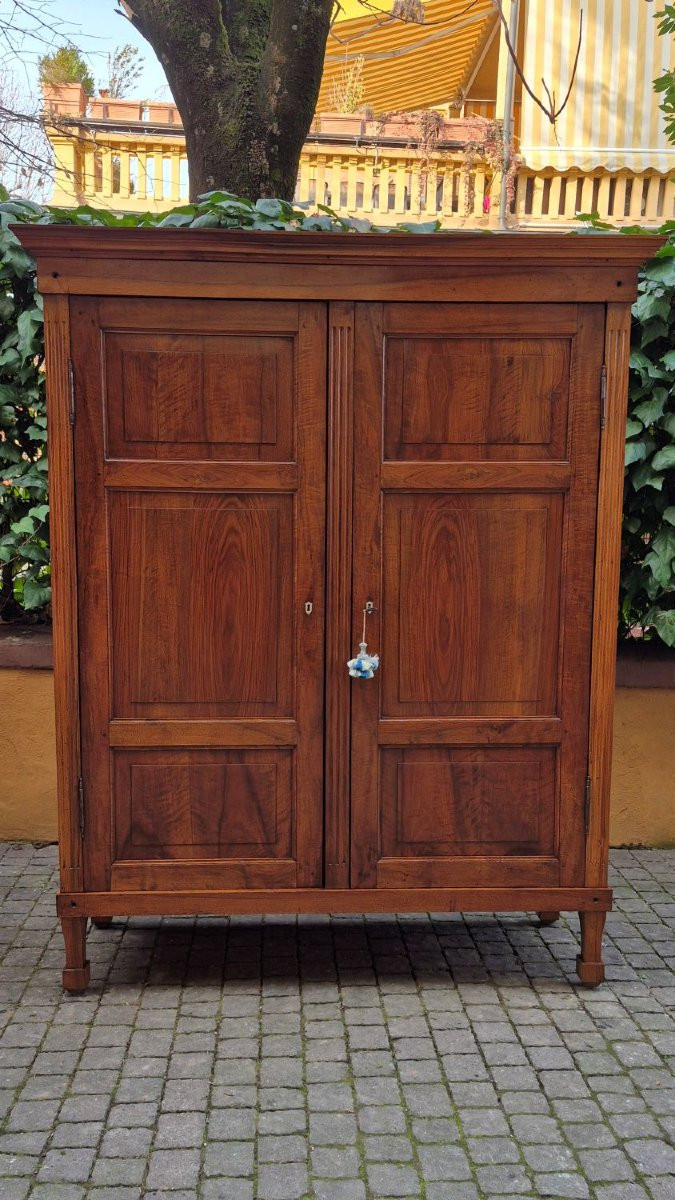 Armoire Directoire romagnole ancienne de la fin du XVIIIe siècle-photo-1