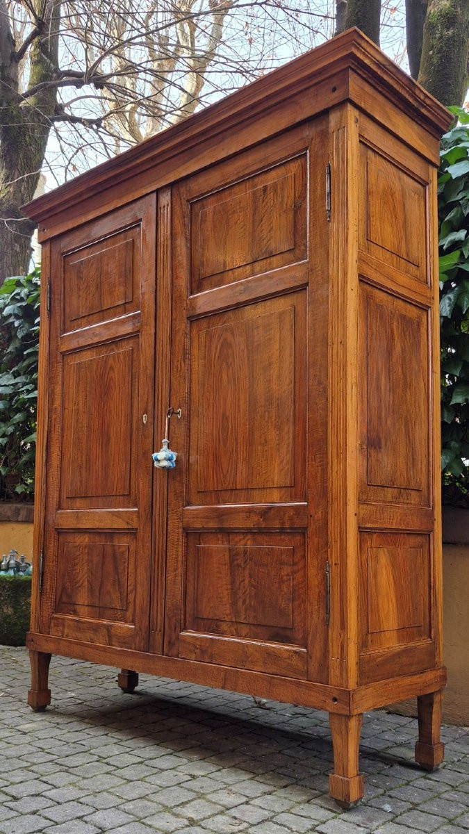 Armoire Directoire romagnole ancienne de la fin du XVIIIe siècle-photo-8
