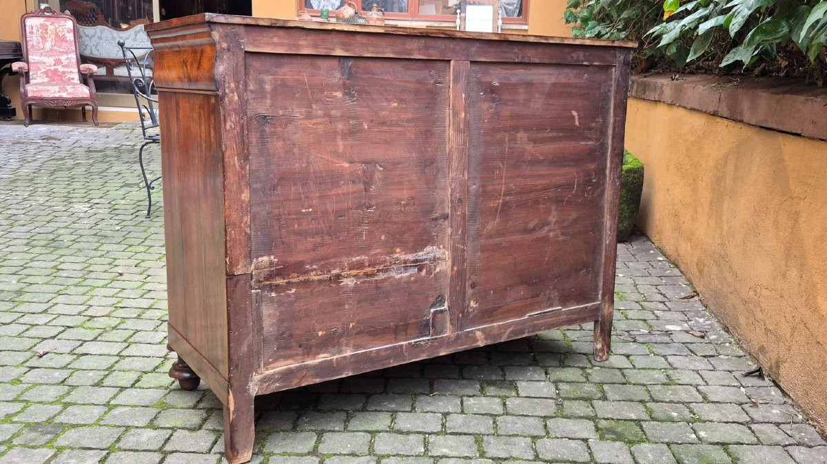 Antique Emilian Louis Philippe Capuchin Sideboard-photo-5