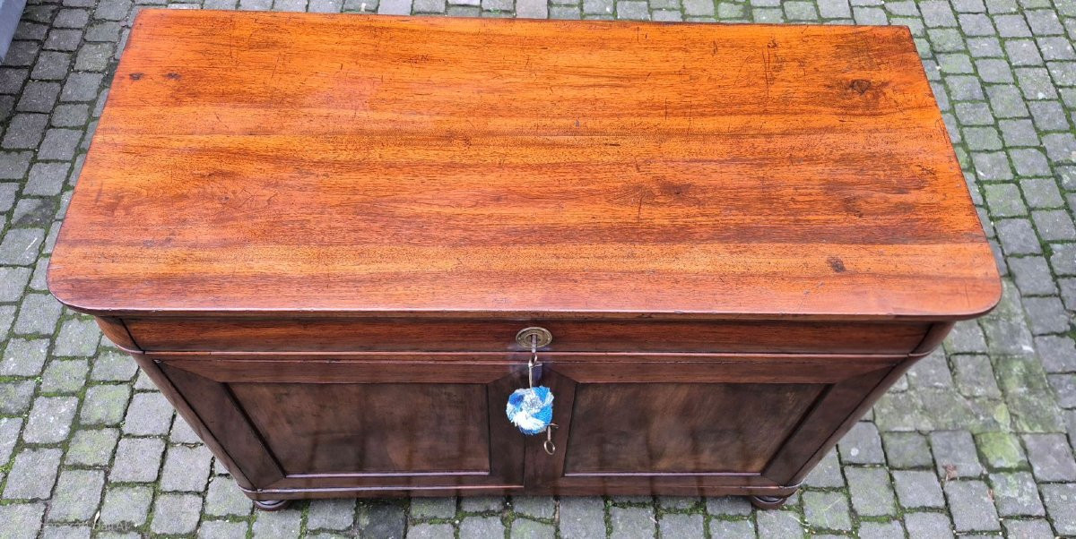 Antique Emilian Louis Philippe Capuchin Sideboard-photo-6