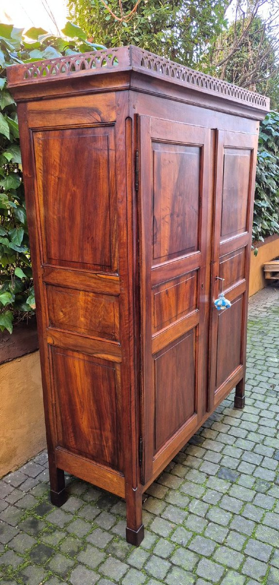 Buffet ancien en noyer de style Empire émirien-photo-2