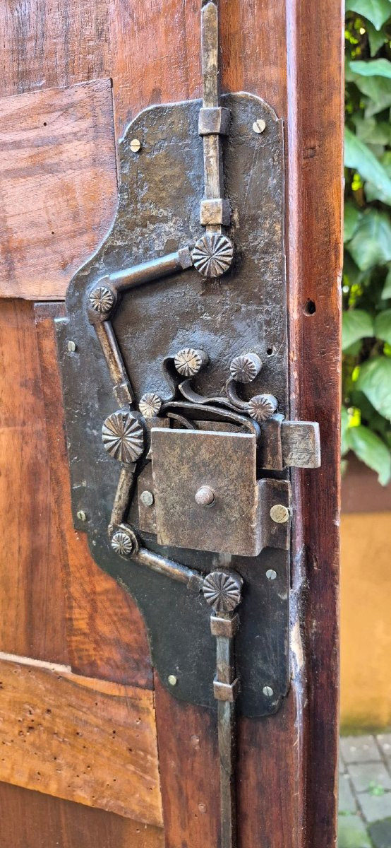 Buffet ancien en noyer de style Empire émirien-photo-4