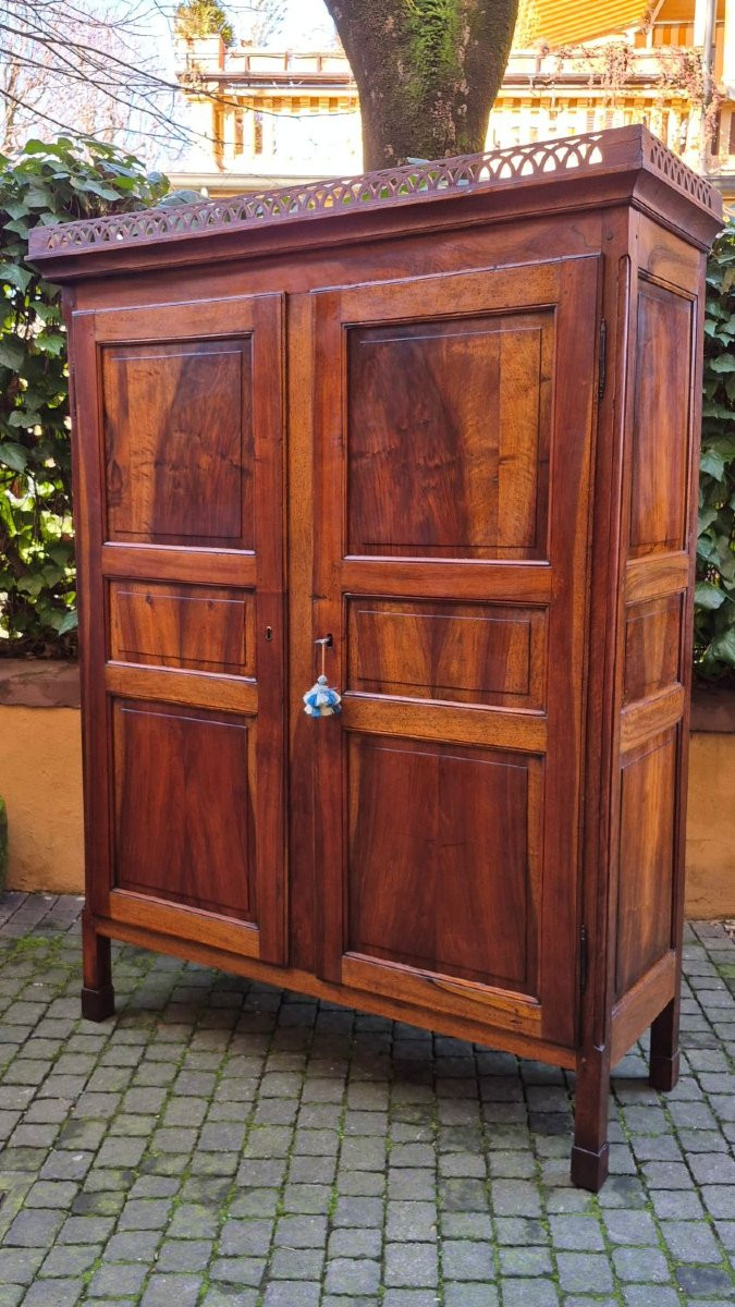 Buffet ancien en noyer de style Empire émirien-photo-7