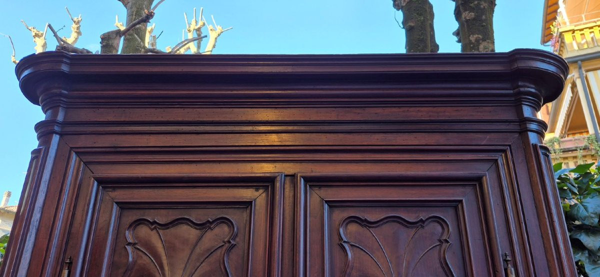 Buffet piémontais ancien de style Louis XVI, datant du XVIIIe siècle-photo-3