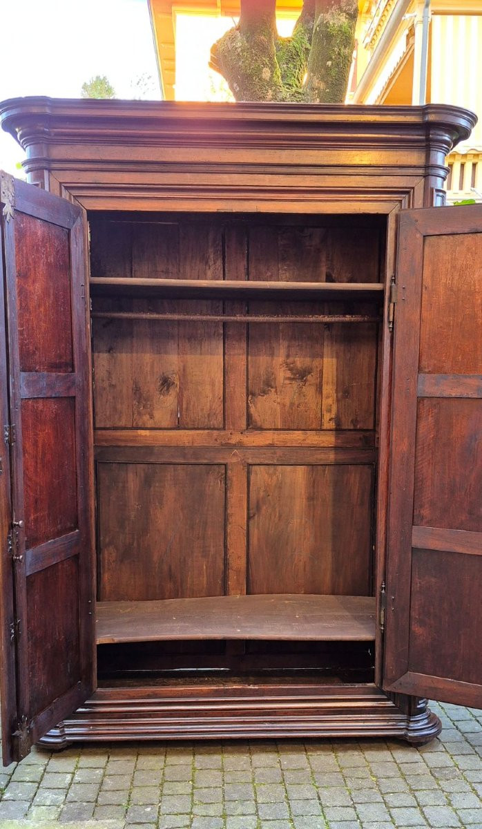 Buffet piémontais ancien de style Louis XVI, datant du XVIIIe siècle-photo-1