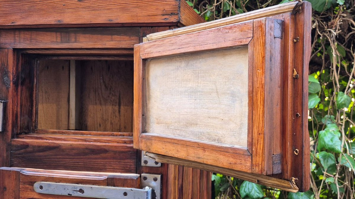 Armoire réfrigérée/garde-manger ligure ancienne du début des années 1900-photo-3