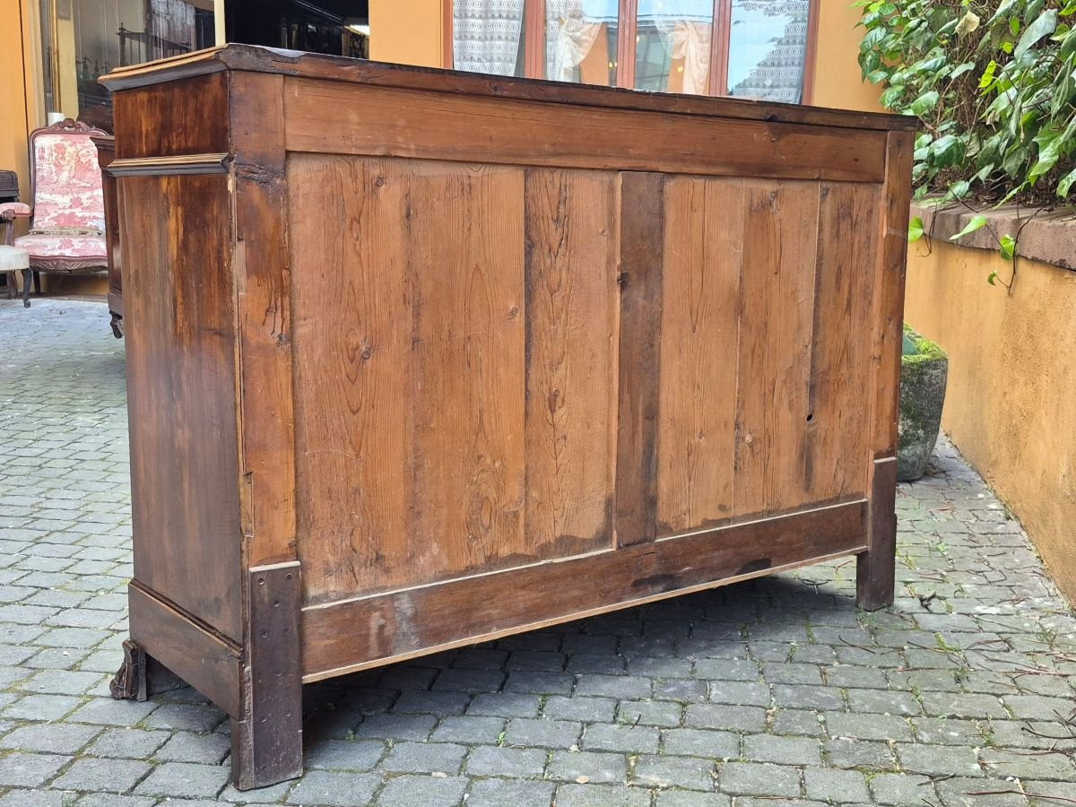 Buffet ancien français en noyer du XIXe siècle-photo-5