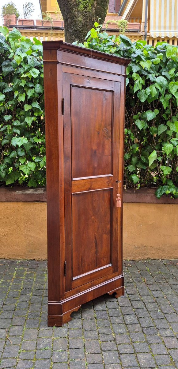 Armoire d'angle émilanaise ancienne-photo-3