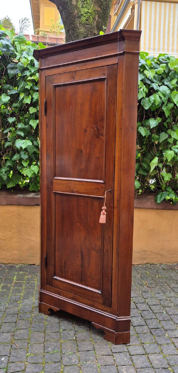 Armoire d'angle émilanaise ancienne-photo-4