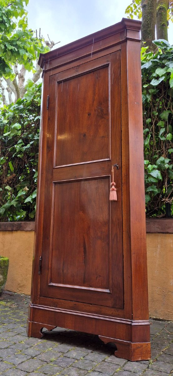 Armoire d'angle émilanaise ancienne-photo-6