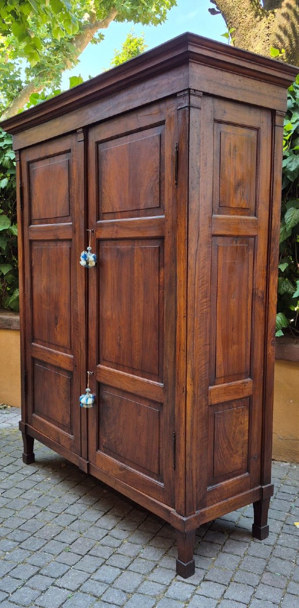 Antique 18th-century Paneled Luigi XVI-style Sideboard From Emilia-photo-1