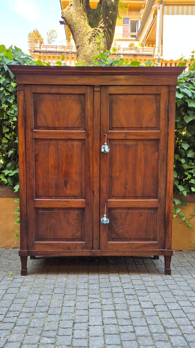 Antique 18th-century Paneled Luigi XVI-style Sideboard From Emilia