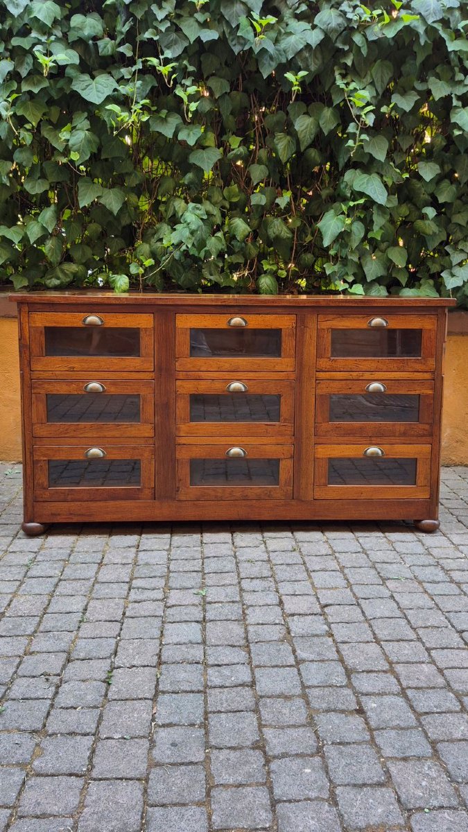 Antique Walnut Pasta Chest Of Drawers