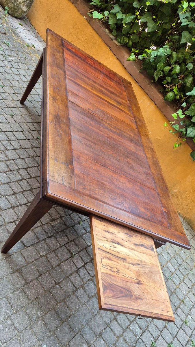Large Antique Piedmontese Table With Spindle Legs-photo-3