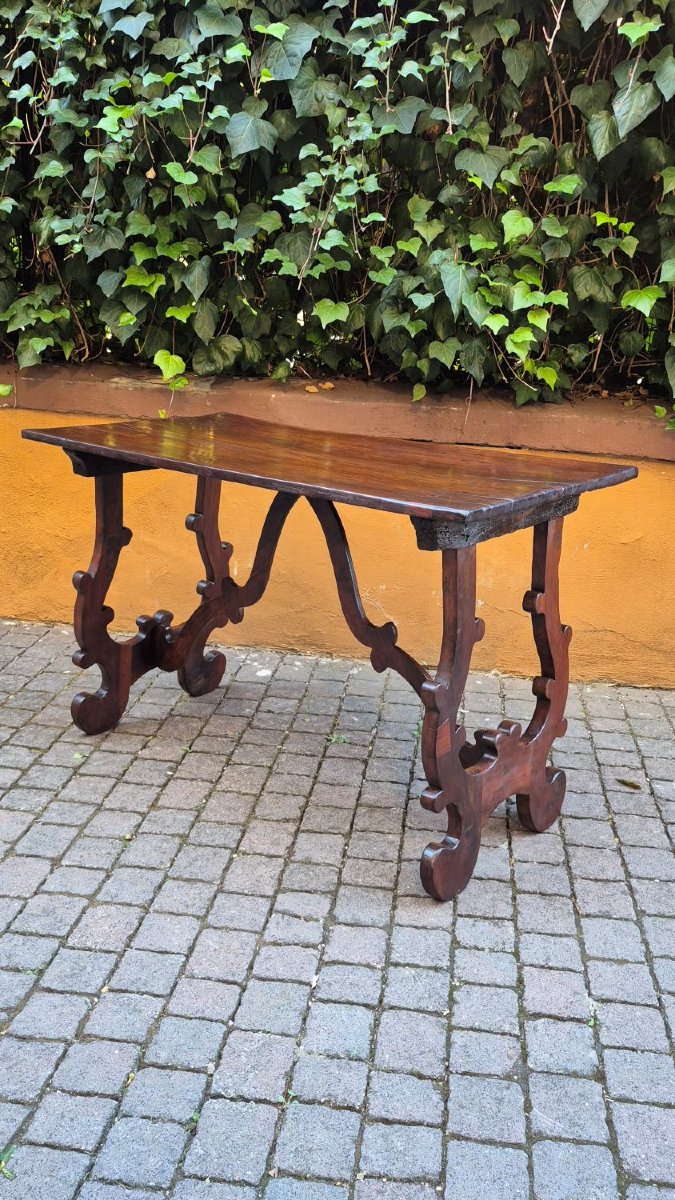 Antique Lombard "fratino" Table From The 18th Century-photo-2