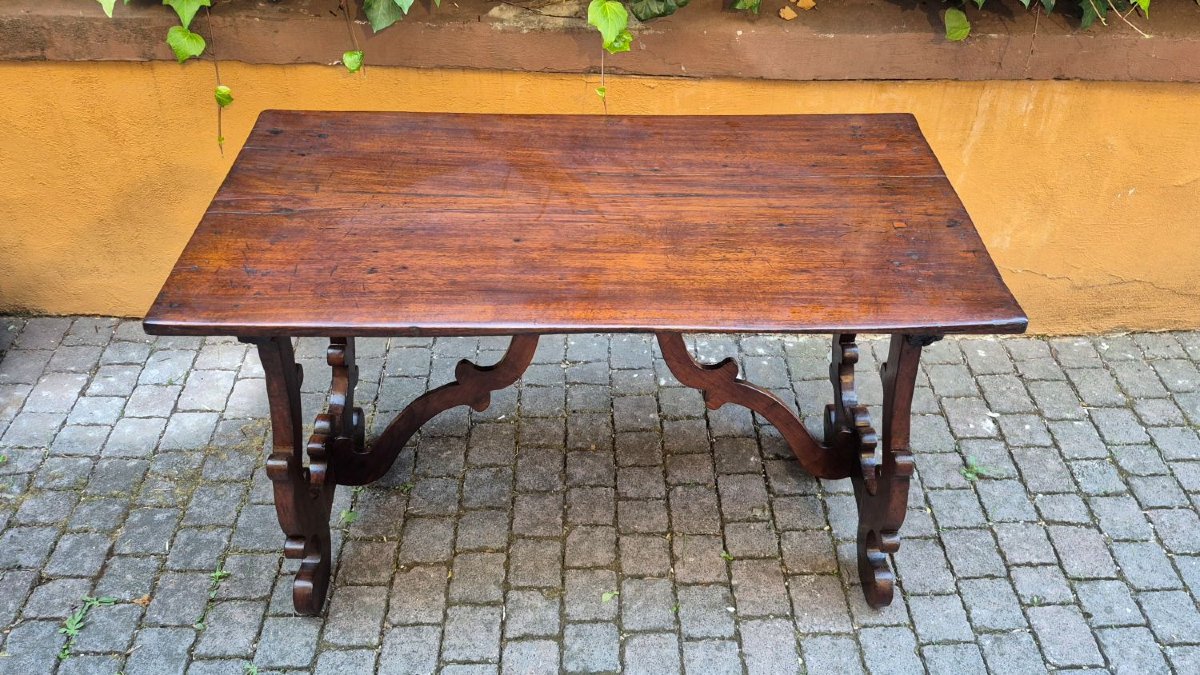 Antique Lombard "fratino" Table From The 18th Century-photo-4