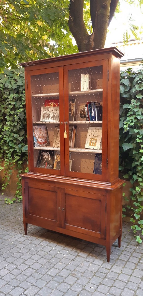Antique Louis XVI-style Display Bookcase From Emilia, 18th Century-photo-2