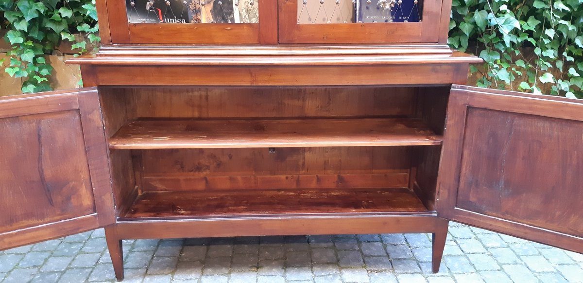 Antique Louis XVI-style Display Bookcase From Emilia, 18th Century-photo-7