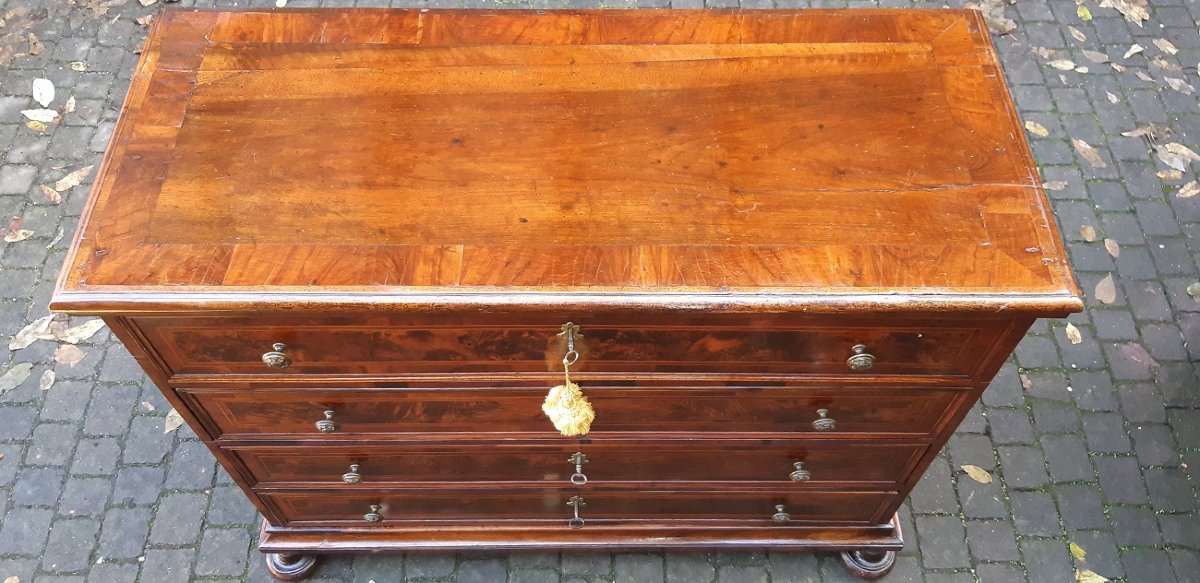 Commode ancienne de type « canterano », originaire de la région de Feltre (Vénétie), fin du XVI-photo-4