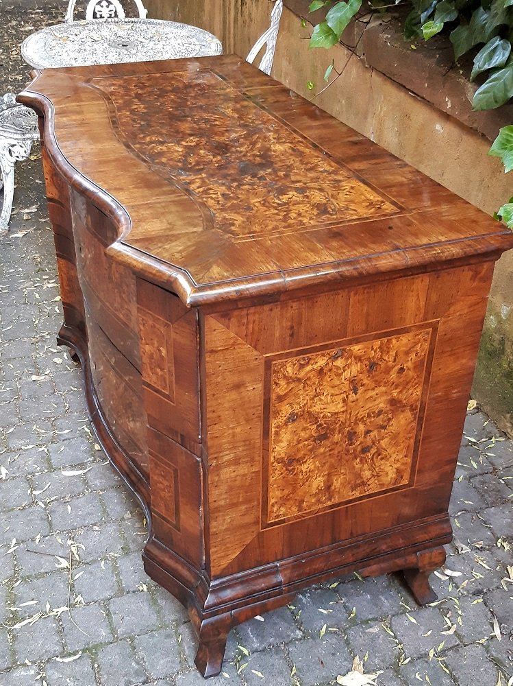 Pair Of Antique, Slightly Worn Louis XV-style Dressers-photo-3