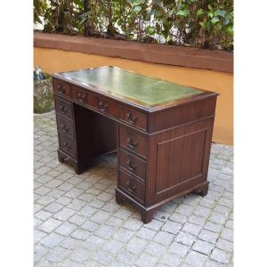 Antique English Mahogany Feather Writing Desk