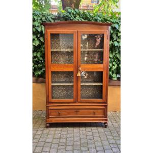 Vitrine ancienne en chêne du XIXe siècle