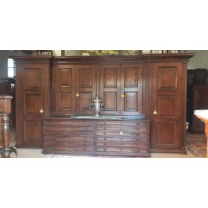 Antique Lombard Sacristy Cupboard From The 18th Century